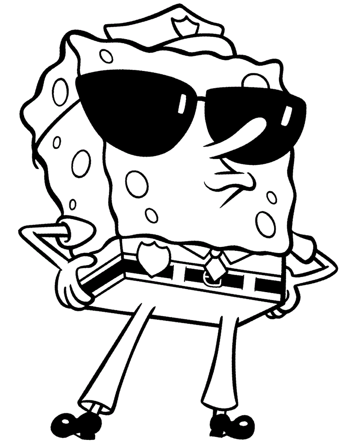 Policeman Drawing - AZ Coloring Pages