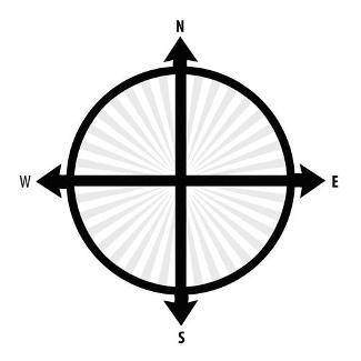 Directional Poles Clipart