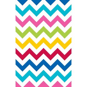 Chevron Multi Color 7 Cake Plates - Party Supplies & Themed Tableware
