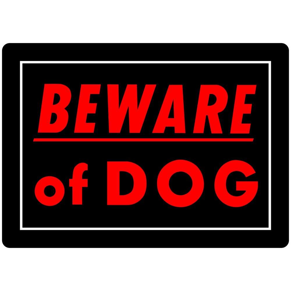 The Hillman Group 10 in. x 14 in. Beware of Dog Sign-840143 - The ...
