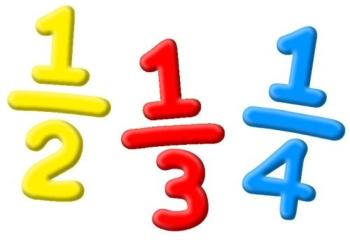 Fraction clipart images