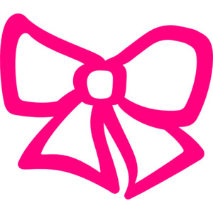 Hair bow clip art