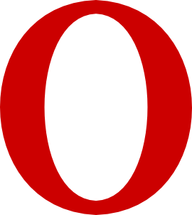 Red Serif O Letter clip art - vector clip art online, royalty free ...