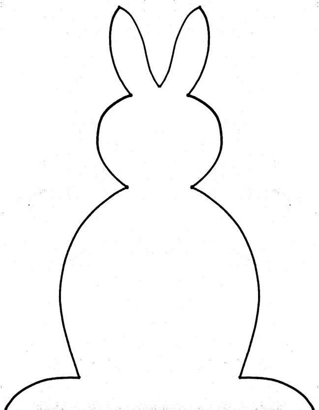 Rabbit Template | Free Download Clip Art | Free Clip Art | on ...