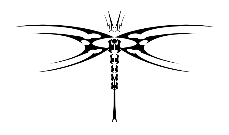 8 Creative Tribal Dragonfly Tattoos | Only Tribal