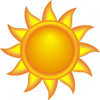 Free sun vector clipart