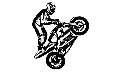 Mes rÃ©alisations - Motos/stickers stunt jonathant