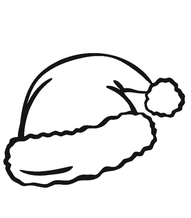 Christmas Coloring Pages Santa Hats - inc-inc.net