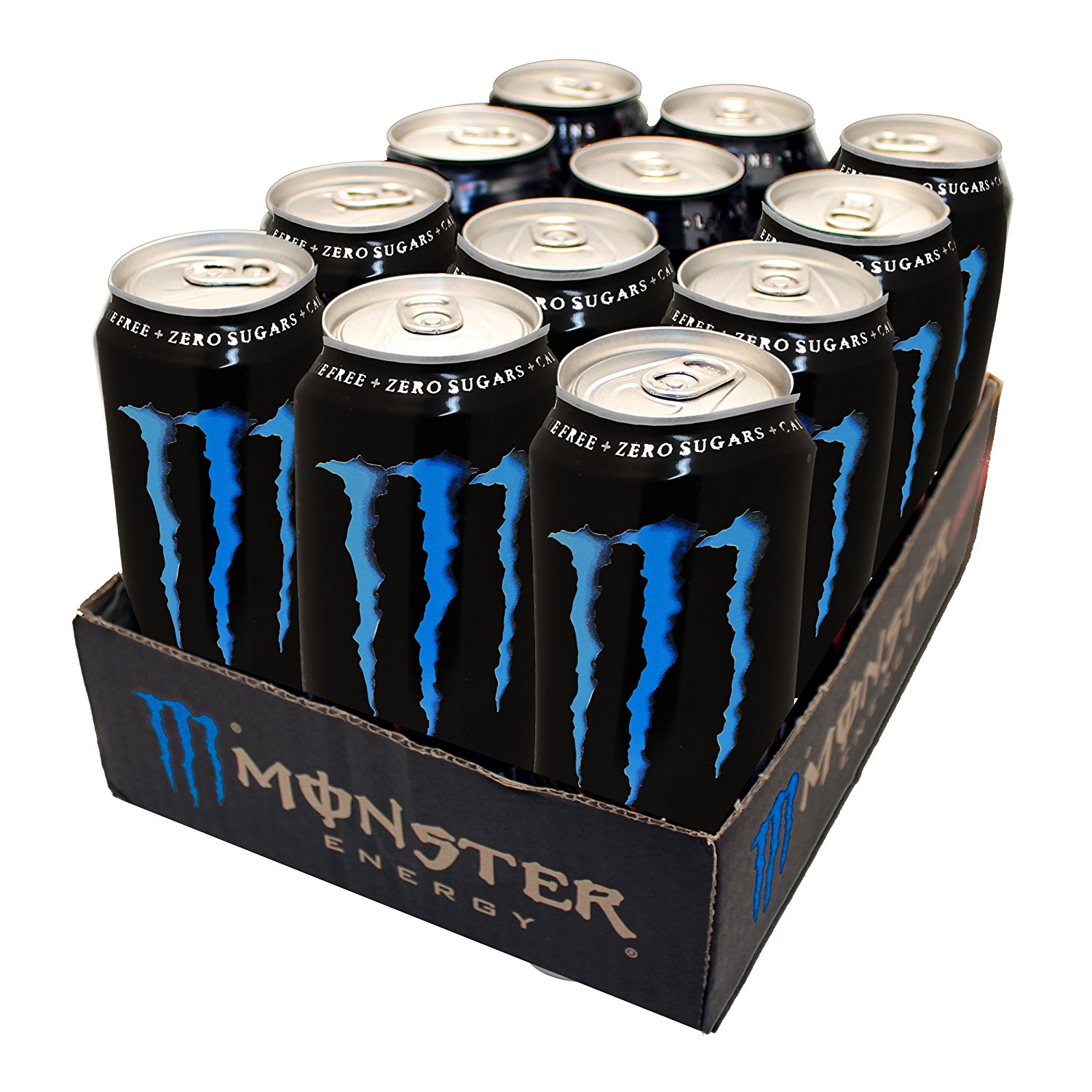 Canette Monster Energy Absolutely Zero, Boisson Ã?nergisante Sans ...