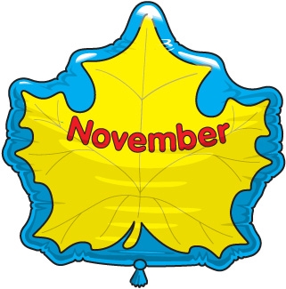 November Birthday Clipart