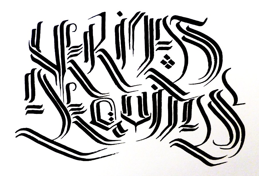 deviantART: More Like Veritas Aequitas calligraphy tattoo outline by
