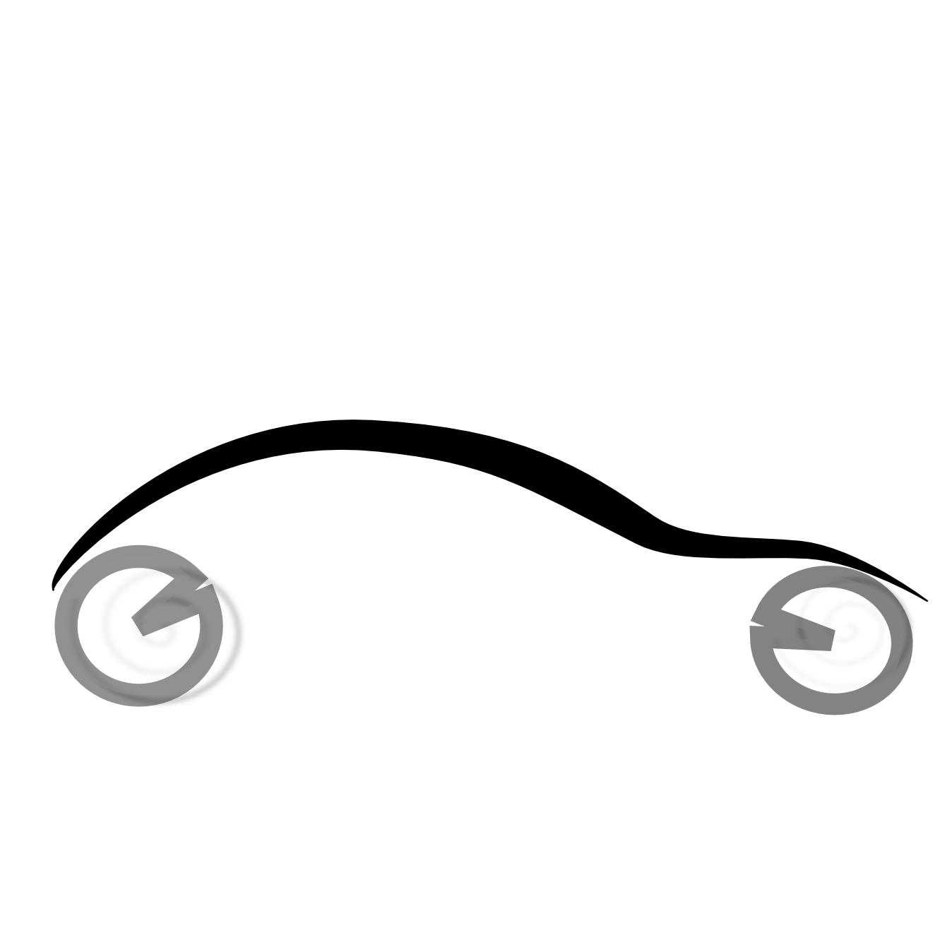 Classic Car Alloy Black White Clipartist Svg