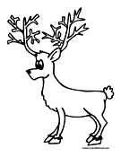Reindeer Coloring Pages