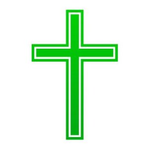 Amazon.com - Simple Cross... Green (03 X 2 inch) ZK629