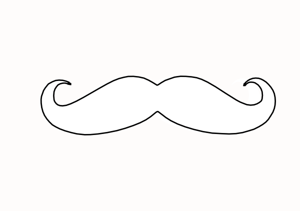 Mustache clip art - vector clip art online, royalty free & public ...