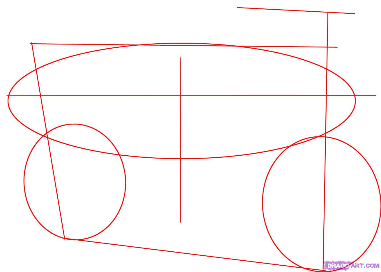 How to Draw a Sport Bike, 2006 Suzuki Katana 600, Step by Step ...