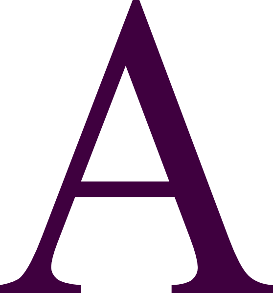The Letter A clip art - vector clip art online, royalty free ...