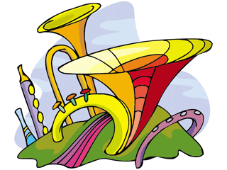 french-horn-embedded-in-land | Odd One Out