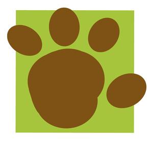 Paw Print Clipart Image - Dog paw print cartoon graphic