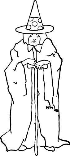 Free Wizard Clipart - Public Domain Halloween clip art, images and ...
