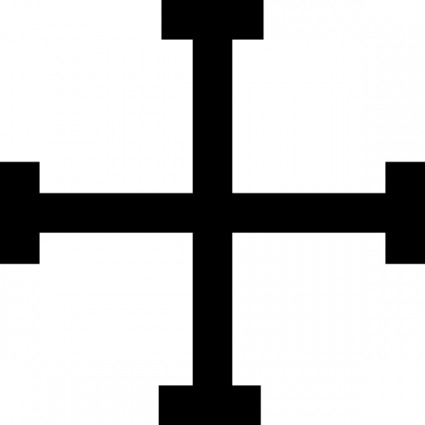 Cross Of Jerusalem clip art Vector clip art - Free vector for free ...