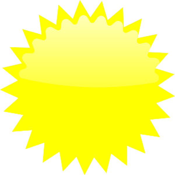 Yellow Star Burst clip art - vector clip art online, royalty free ...