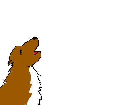 how to draw a wolf howling on Scratch