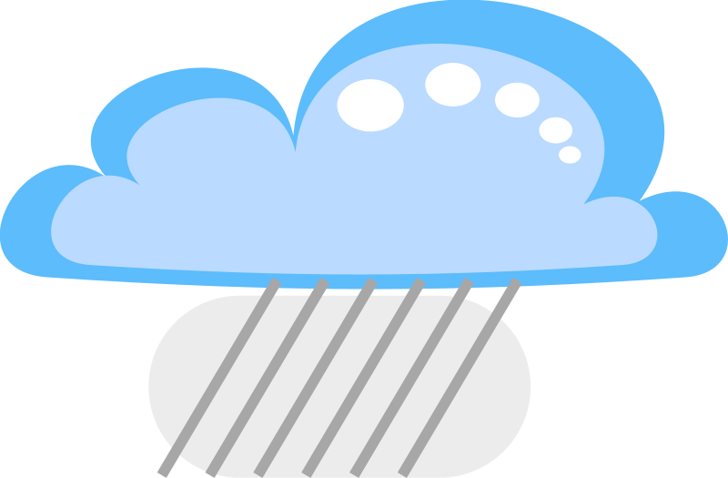 Clipart - Drakoon Rain Cloud 2
