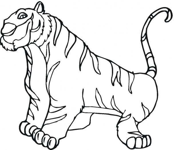 Tiger Face Coloring Page - ClipArt Best