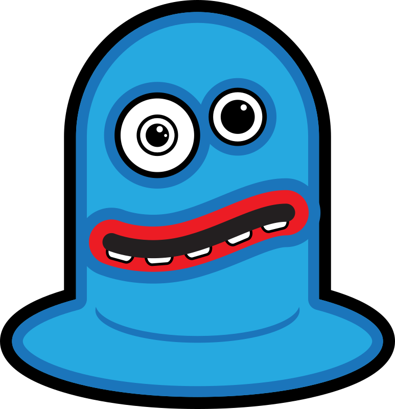 Clipart - Cartoon monsters