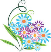 Flower Bouquet Clipart Black And White - Free ...