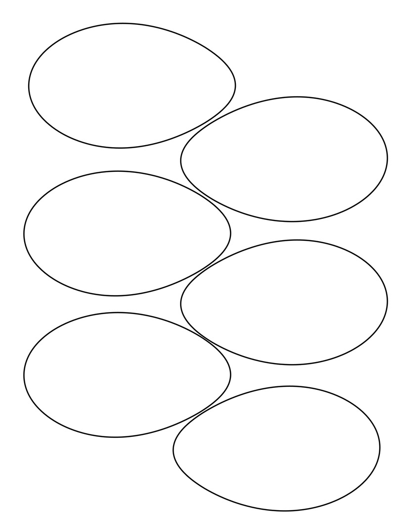 Images of Printable Easter Egg - Jefney