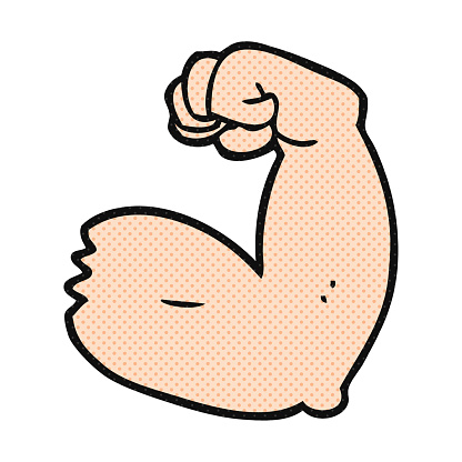 Drawing Of A Biceps Clip Art, Vector Images & Illustrations - ClipArt ...