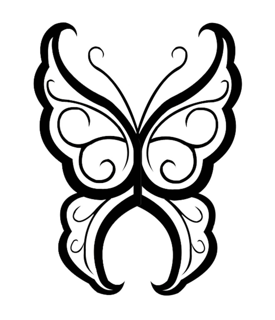 Magazine tatoo: Butterfly tiger face tattoo designs