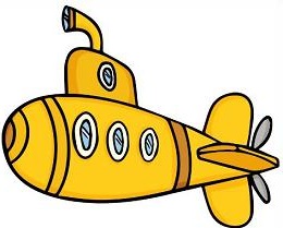 Submarine Clip Art - Tumundografico