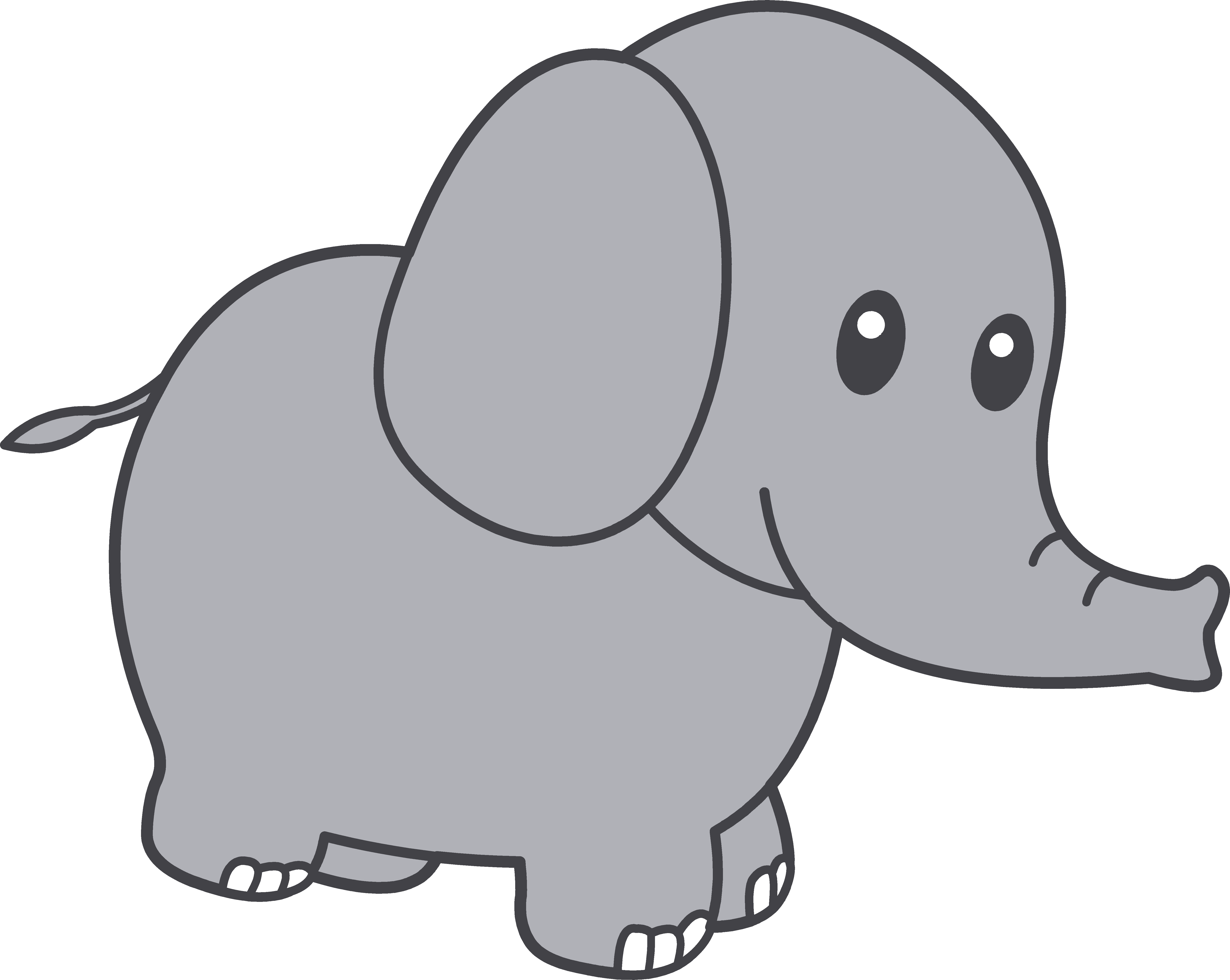 Elephant Clipart Blue - Free Clipart Images