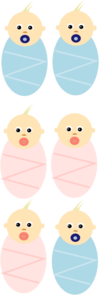 <b>Twin Babies</b> Varitions <b>clip art</b> - vector <b>clip art</b> online, royalty <b>...</b>