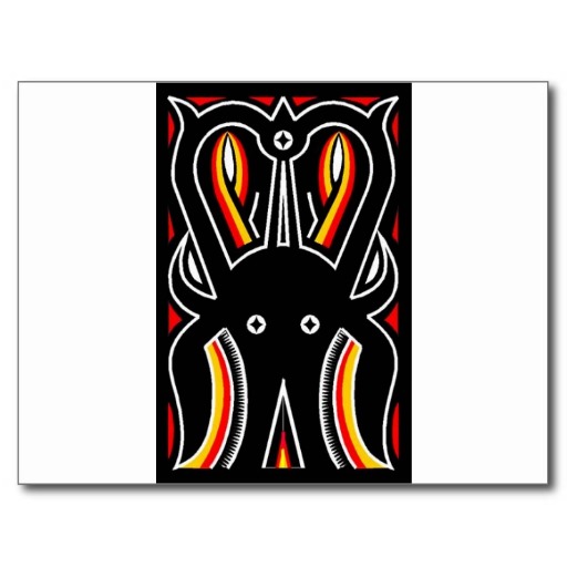 ethnic motif stuff -Toraja Postcard | Zazzle
