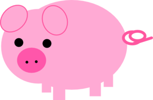 Pink Pig Clip Art - vector clip art online, royalty ...