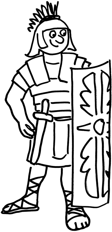 A Roman Soldier - ClipArt Best