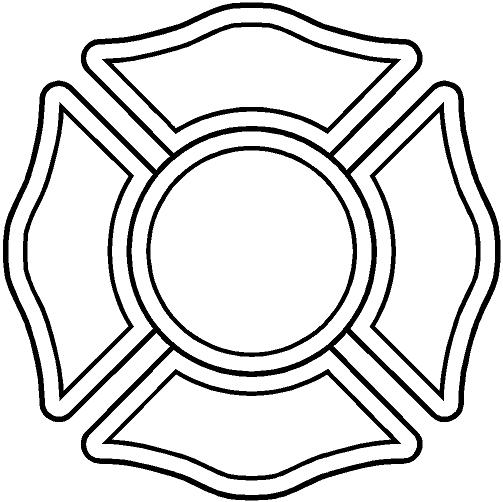Fire Department Maltese Cross Clip Art