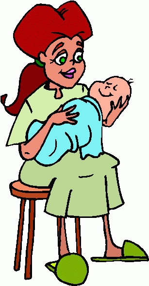 Mother And Baby Clipart - Free Clipart Images