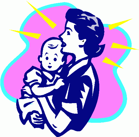 Mother And Baby Clipart - Free Clipart Images