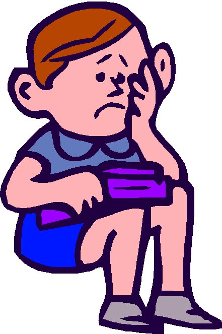 Sad Teacher Cartoon