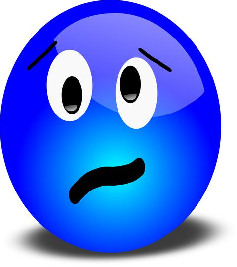 Stressed Smiley Face