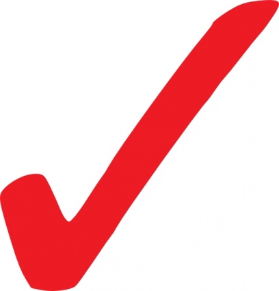 Simple Red Checkmark Clip Art Vector Online Royalty Free on ...
