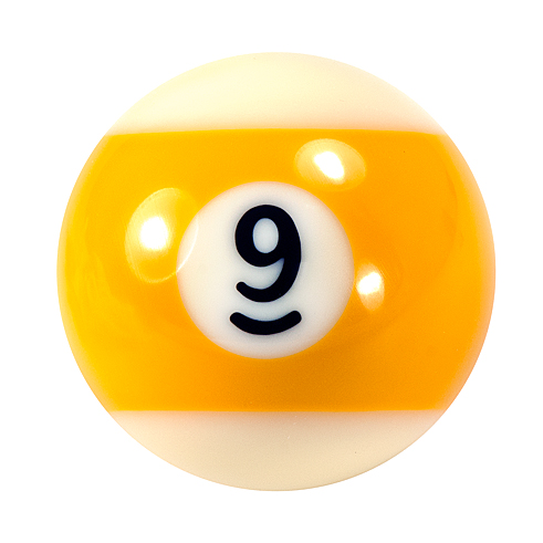 Poolball No.9 57.2mm 2-1/4 - Competition - Balls - Billiards - Suzo-