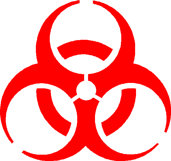 FRANKIE SAVAGE: DIY Biohazard Warning College Pullover
