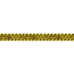 Amazon.com - Party Scene Warning Tape 40th Birthday - Childrens ...