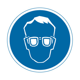 Mandatory Symbol Labels - Eye Protection Required | Seton Canada ...